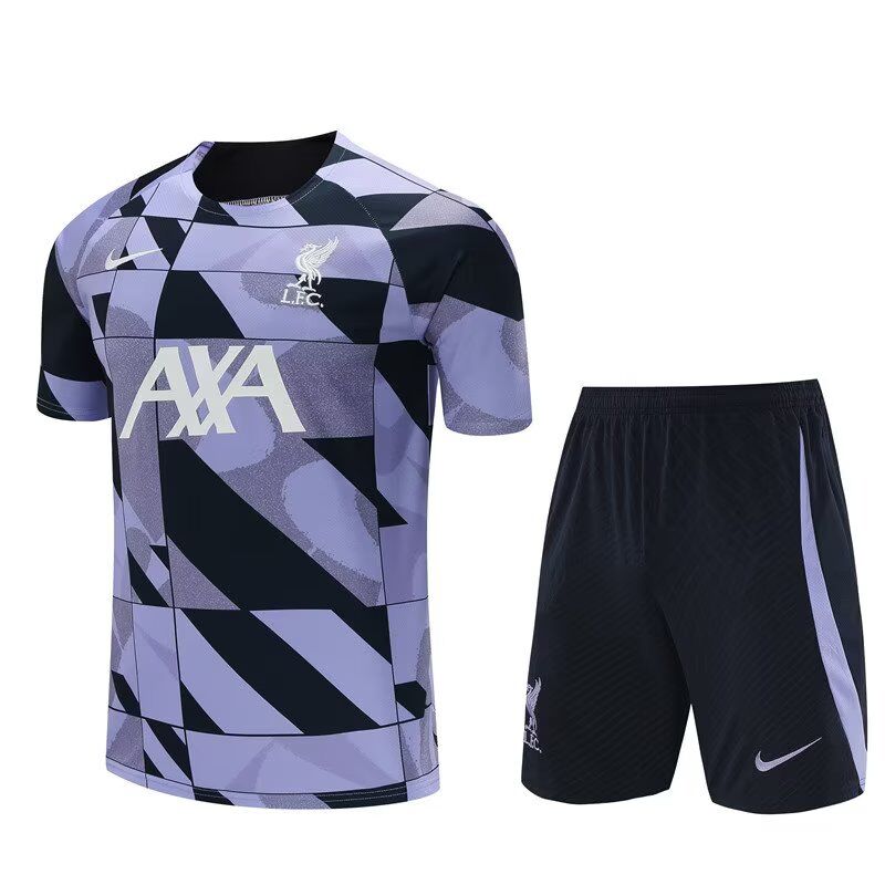AAA Quality Liverpool 23/24 Purple/Black Training Kit Jerseys